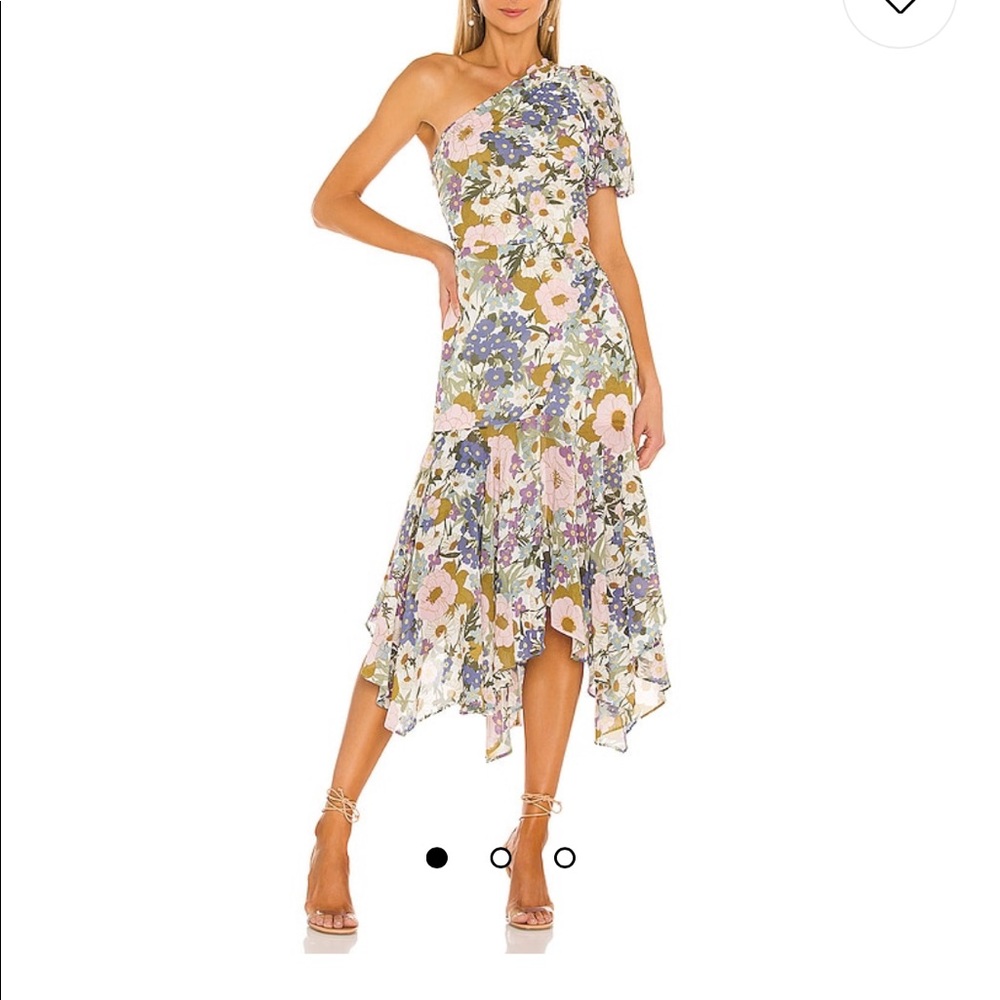 Astr the label one shoulder dress